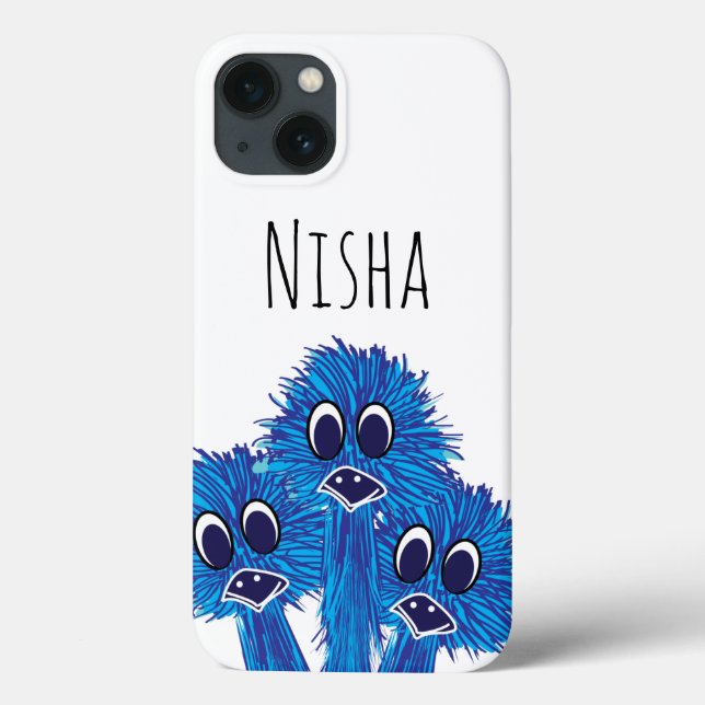 Emu Ostrich Bird Personalised Case-Mate iPhone Case (Back)