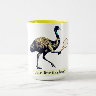 Emu Tennis Player - Base-Line Forehand Mug