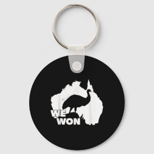 Emu War 1932 - Never Forget We Won Vintage Key Ring