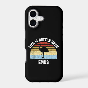Emu with German Text Das Leben ist besser