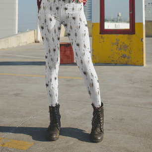 Emus Bird Lovers Patterned Leggings