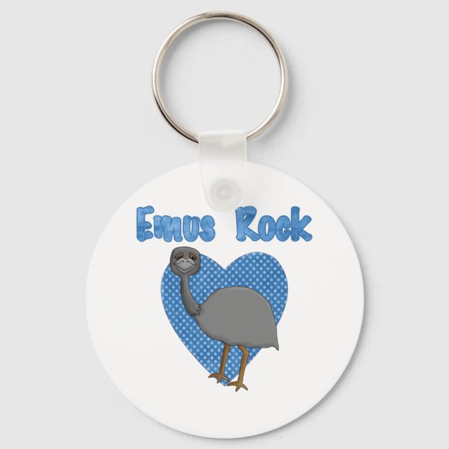 Emus Rock Key Ring (Front)