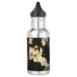 En Ammes Besøg - Bertha Wegmann Fine Art 532 Ml Water Bottle