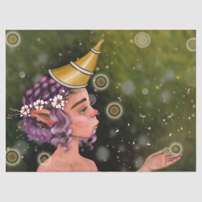 En el bosque, papel de seda tissue paper (Front)