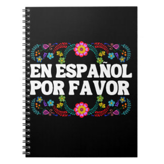 En Español Por Favour ,Spanish Teacher Gift Maestr Notebook