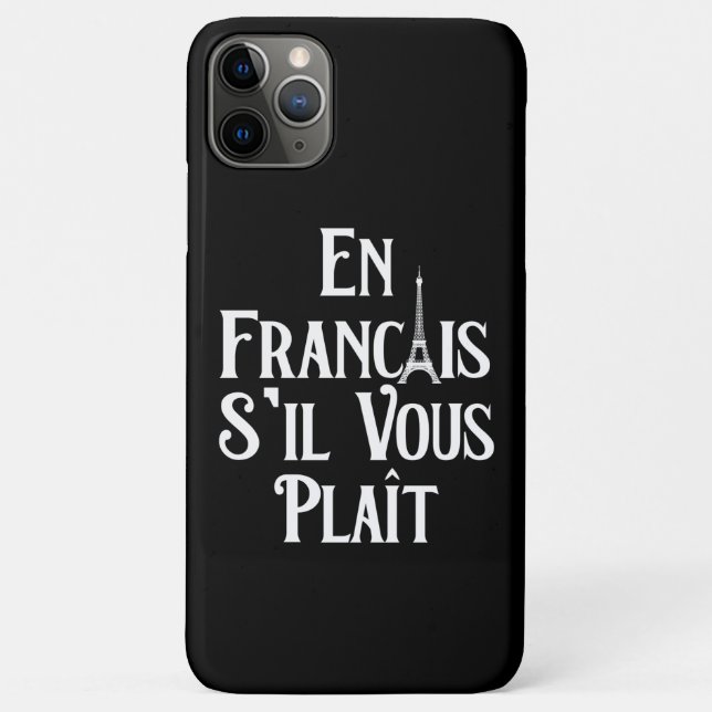 En Francais S'il Vous Plait - French Case-Mate iPhone Case (Back)