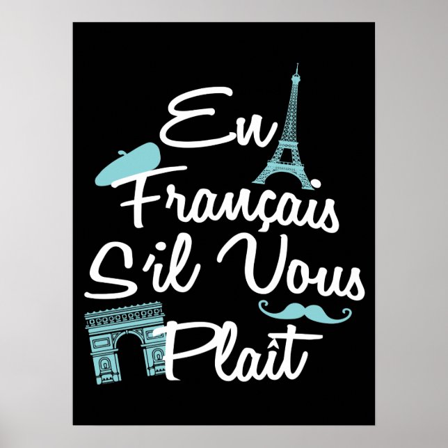 En Francais S'il Vous Plait - French Language Poster (Front)