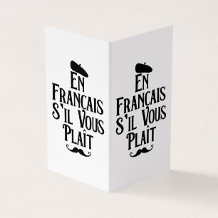 En Francais S'il Vous Plait - French Teacher