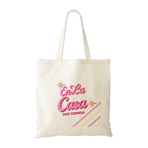 En La Casa Hay Comida Tote Bag Funny Latina Mum
