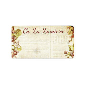En La Lumiere 1.25 x 2.375 Shipping September 2012 Label