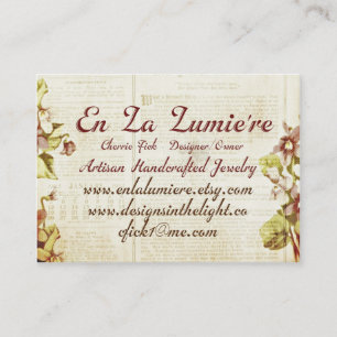 En La Lumiere Business Card September 2012