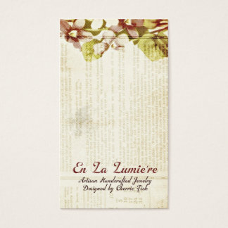 En La Lumiere Earring Card September 2012
