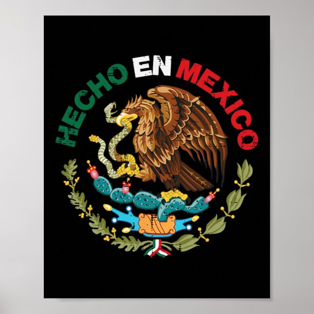En Mexico Eagle Mexican Independence Day Men Women Poster (Front)