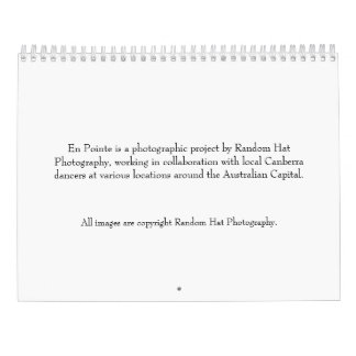 En Pointe Calendar
