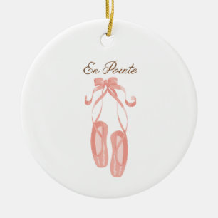 En Pointe Ceramic Ornament