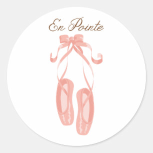 En Pointe Classic Round Sticker