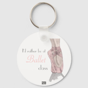 En pointe key ring