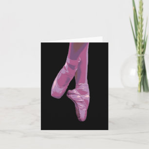 En Pointe Pink- Note card