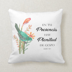 En tu presencia hay plenitud Salmos Cushion