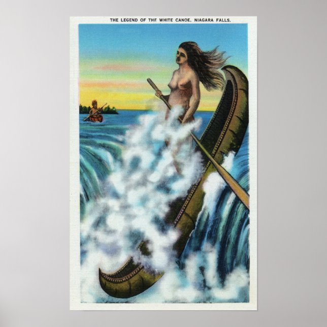 Enactment of the Legend of the White Canoe Poster (Front)