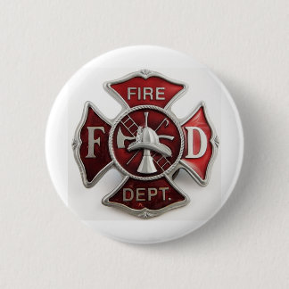 'enamel' fire dept insignia 6 cm round badge