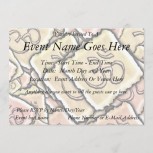 Enamel Tile Om (Aum) Invitation