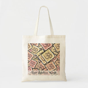 Enamel Tile Om (Aum) Tote Bag