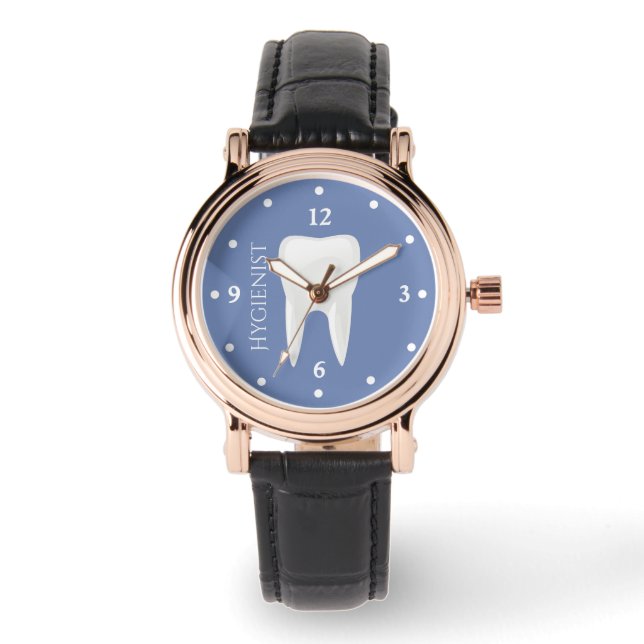 Enamel Tooth Dental  Hygienist Watch (Front)