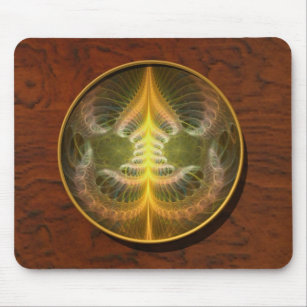 Enameled Brass Tray Mouse Pad
