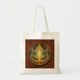 Enameled Brass Tray Tote Bag