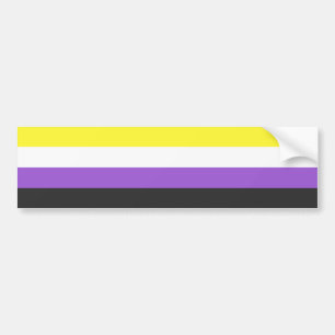 Enby (Non-binary Pride) Flag Bumper Sticker