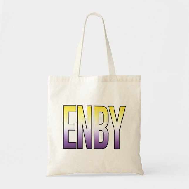 ENBY - Nonbinary Tote Bag (Front)