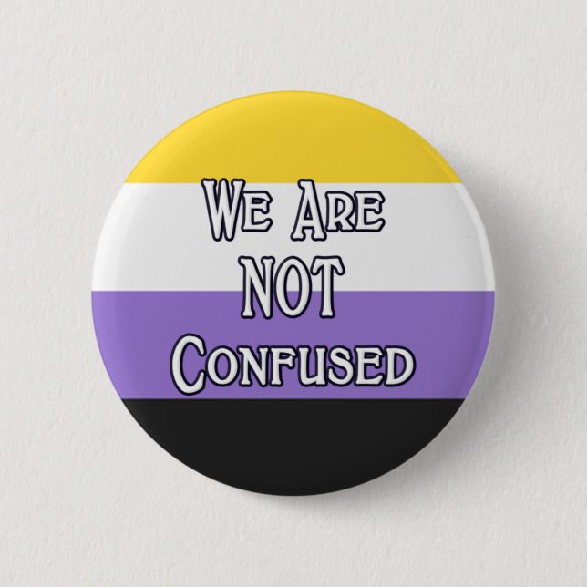 Enby We Are... 6 Cm Round Badge (Front)