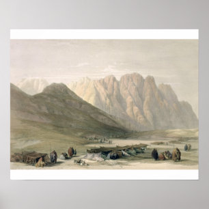 Encampment of the Aulad-Said, Mount Sinai, Februar Poster