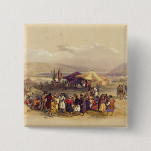 Encampment of the Pilgrims at Jericho' Volume II 15 Cm Square Badge