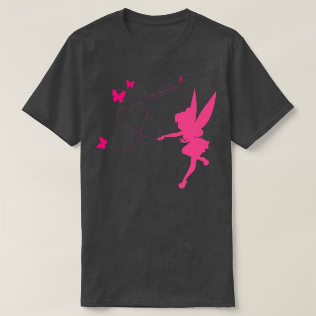 encanto Pink butterfly and Fairy art T-Shirt (Design Front)