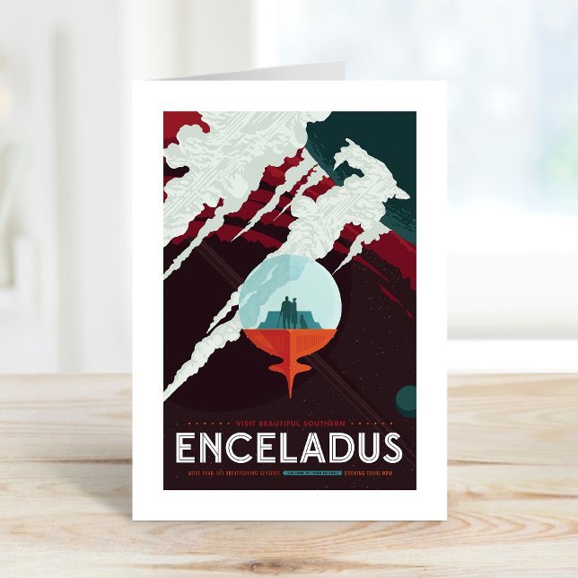 Enceladus | NASA Visions of the Future Card (Creator Uploaded)