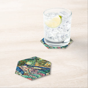 Enceladus Paper Coaster