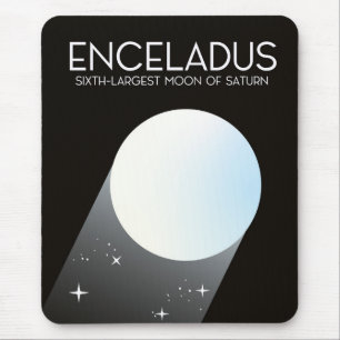 Enceladus Space Art. Mouse Pad