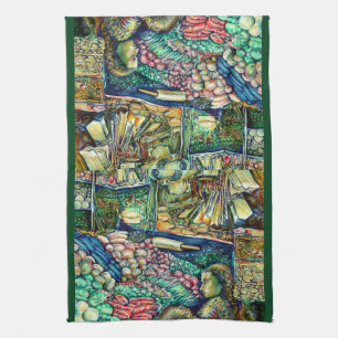 Enceladus Tea Towel