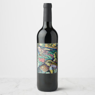 Enceladus Wine Label