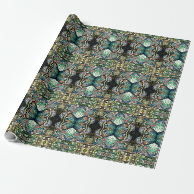 Enceladus Wrapping Paper (Unrolled)