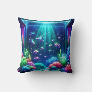  “Enchanted Aquarium Escape” Cushion