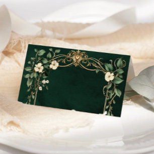Enchanted Art Nouveau Vintage wedding Place Card