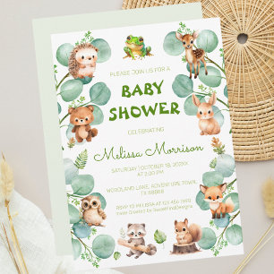 Enchanted Baby Boy Shower Invitation
