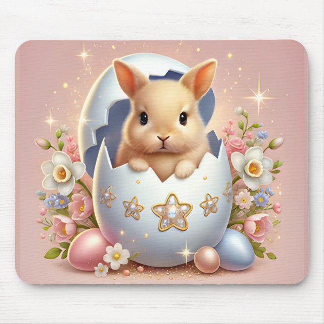 Enchanted Baby Bunny Mouse Pad (Front)