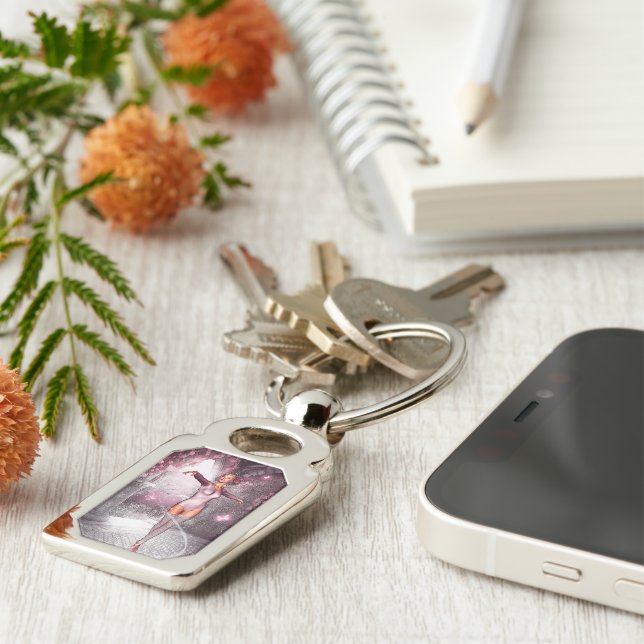 Enchanted Ballerina Key Ring (Side)