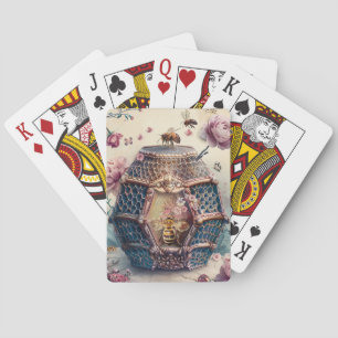 Enchanted Bee Garden Fantasy (11) Playing Cards