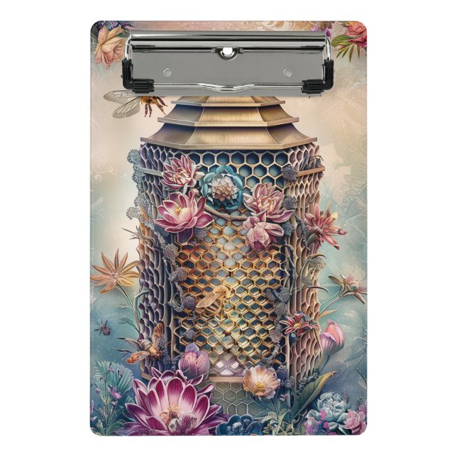 Enchanted Bee Garden Fantasy (1) Mini Clipboard (Front)