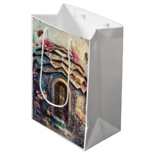 Enchanted Bee Garden Fantasy (8) Medium Gift Bag